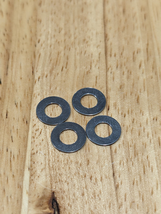 4X Stainless steel washers for Gaboon